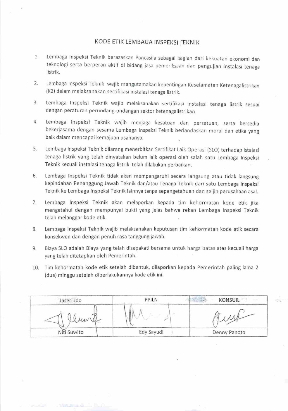 Biaya Sertifikasi Laik Operasi